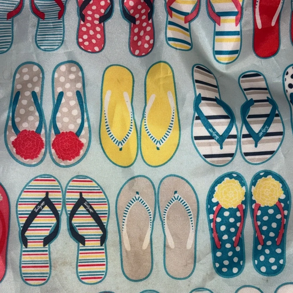 Flip Flop Pattern Drawstring Thirty one Bag - Picture 6 of 9